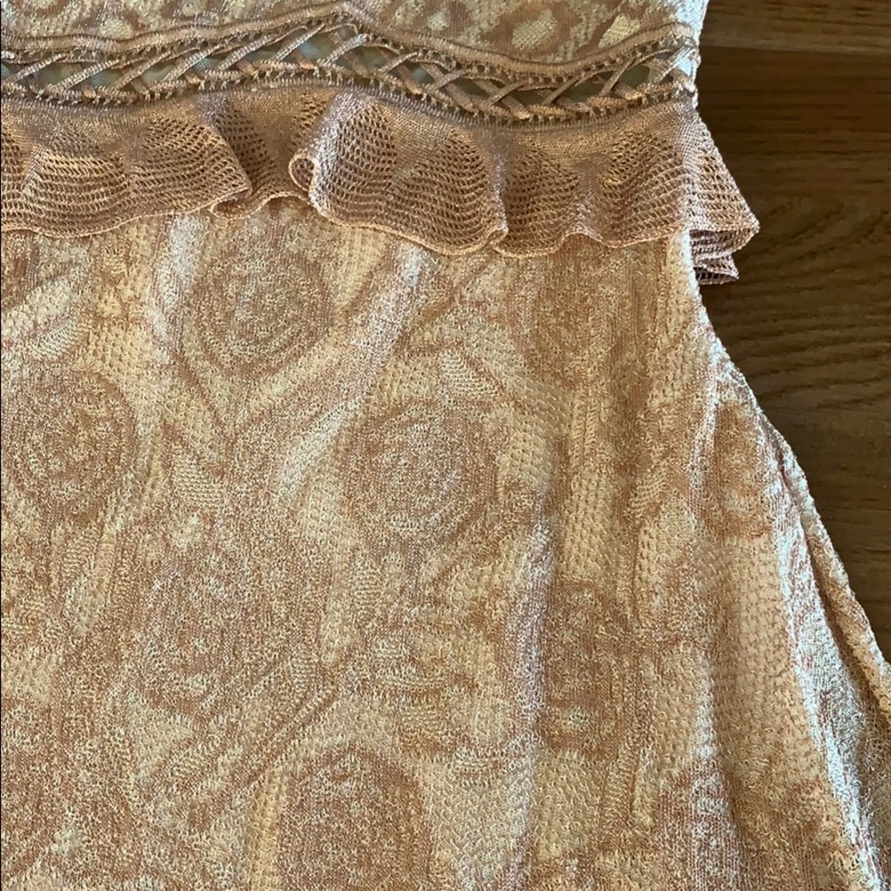 Roberto Cavalli Ruffle-trimmed Crochet-knit Dress - Picture 12 of 16